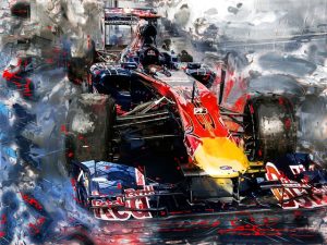 Red Bull Shirt en Max Verstappen Auto